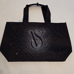 Victoria's Secret Bling Black Tote Bag